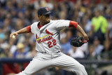 St Louis Cardinals v Milwaukee Brewers - Game Six, Milwaukee, WI - October 16: Edwin Jackson