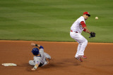 Texas Rangers v St Louis Cardinals, St Louis, MO - Oct. 27: Rafael Furcal and Michael Young