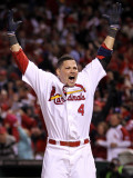 2011 World Series G. 6 - Texas Rangers v St Louis Cardinals, St Louis, MO - Oct. 27: Yadier Molina