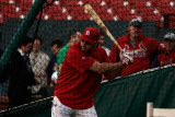 Milwaukee Brewers v St. Louis Cardinals - Game Four, St Louis, MO - October 13: Lance Berkman