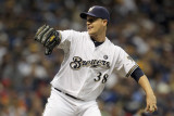 St Louis Cardinals v Milwaukee Brewers - Game Six, Milwaukee, WI - October 16: Chris Narveson Photographic Print