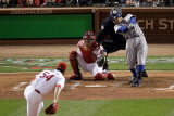 Texas Rangers v St Louis Cardinals, St Louis, MO - Oct. 27: Ian Kinsler and Jaime Garcia