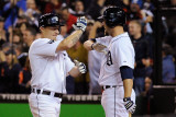 Texas Rangers v Detroit Tigers - Game Four, Detroit, MI - October 12: Brandon Inge and Ryan Raburn