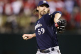 Milwaukee Brewers v St. Louis Cardinals - Game Four, St Louis, MO - October 13: John Axford