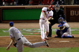 Texas Rangers v St Louis Cardinals, St Louis, MO - Oct. 27: Lance Berkman and Scott Feldman