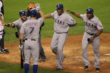 Rangers v Detroit Tigers - Detroit, MI Oct. 12: Napoli, Nelson Cruz, David Murphy and Adrian Beltre