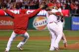 Game 7 - Rangers v Cardinals, St Louis, MO - October 28: Rafael Furcal and Albert Pujols