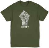 Buy Occupy Wall Street Fight The Power Fist at AllPosters.com
