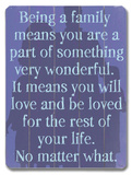 Buy Being a Family (Purple) at AllPosters.com