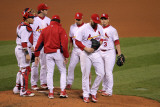 Game 7 - Rangers v Cardinals, St Louis, MO - October 28: Chris Carpenter and Tony La Russa