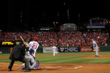 BESTPIX 2011 World Series Game 7 - Rangers v Cardinals, St Louis, MO - October 28: David Freese