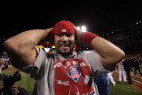 2011 World Series Game 7 - Rangers v Cardinals, St Louis, MO - October 28: Albert Pujols