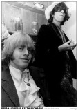 Brian Jones & Keith Richards-Hyde Park Apartment 1968