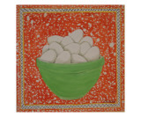 Eggs in Green Bowl