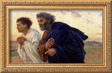 Buy The Disciples Peter and John Running to Sepulchre on the Morning of the Resurrection, circa 1898 at AllPosters.com