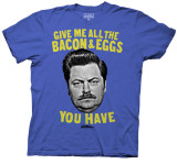Buy Parks and Recreation - Bacon & Eggs (Slim Fit) at AllPosters.com