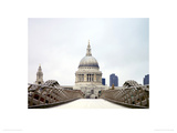 The Millennium Bridge and St Paul's Cathedral