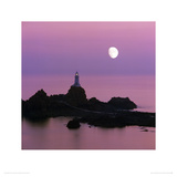 Moon over Corbiere Lighthouse, Jersey