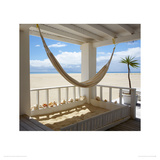 Buy Beach House Hammock, Barbuda at AllPosters.com