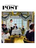 Buy "Taking Mom to Lunch" Saturday Evening Post Cover, January 7, 1956 at AllPosters.com