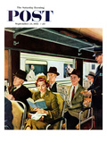 Buy "This Does Not Commute" Saturday Evening Post Cover, September 24, 1955 at AllPosters.com
