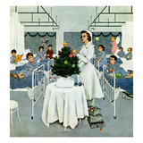 Buy "Children's Ward at Christmas", December 25, 1954 at AllPosters.com