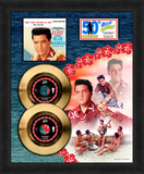 Elvis Presley - Blue Hawaii 50th Anniv. (Can'tHelp/RockaHula) Gold 45's