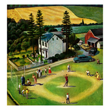 Buy "Family Baseball", September 2, 1950 at AllPosters.com