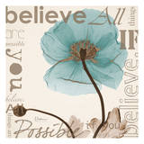 Buy Believe, Blue Poppy at AllPosters.com