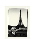 Andy Warhol and Eiffel Tower, c.1982