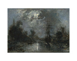 Buy Harbor By Moonlight at AllPosters.com