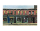 Early Sunday Morning, c.1930 Art Print