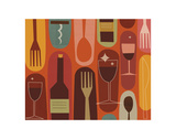 Wine & Dine Art Print