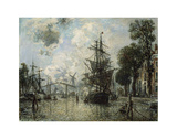 Buy Harbor Scene in Holland at AllPosters.com