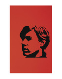 Self-Portrait, c.1967 (Black Andy on Red) Art Print