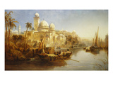 Vessels Moored at the Steps of a Moorish Palace