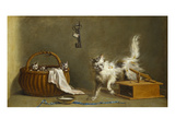 Buy A Mouse Trap with a Cat and Kittens in a Basket at AllPosters.com