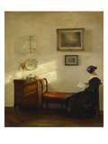 Buy A Woman Reading in an Interior at AllPosters.com