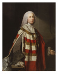 Portrait of a Nobleman, Thought to Be James, 8th Earl of Moray, Standing Three-Quarter Length, in…