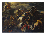 Buy The Battle Between the Israelites and the Amalekites, Aaron and Hur Supporting Moses' Arms on a... at AllPosters.com