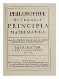 Buy Philosophiae Naturalis Principia Mathematica at AllPosters.com