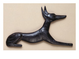 Buy A Reclining Glass Anubis- Jackal Headed Egyptian God of the Dead, Ptolemaic or Later at AllPosters.com