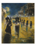 Buy A Berlin Street Scene with Coaches; Kutschen, Berliner Strasse at AllPosters.com