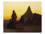 An Arab Encampment at Sunset