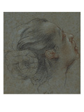 Buy The Head of a Girl in Profile Looking Up to the Right at AllPosters.com