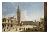 The Piazzetta, Venice, with the Libreria, the Campanile, the Piazza and the Corner of San Marco