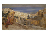Arab Woman on a Rooftop, Algiers Beyond