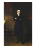 Portrait of George Canning, Small, Full-Length, Standing Wearing a Black Co