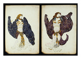 Buy A Pair of Costume Designs for 'Juive' Depicting Female Dancers at AllPosters.com