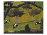 Cows in a Field; Vaches Dans Un Pre